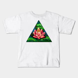 shining lotus Kids T-Shirt